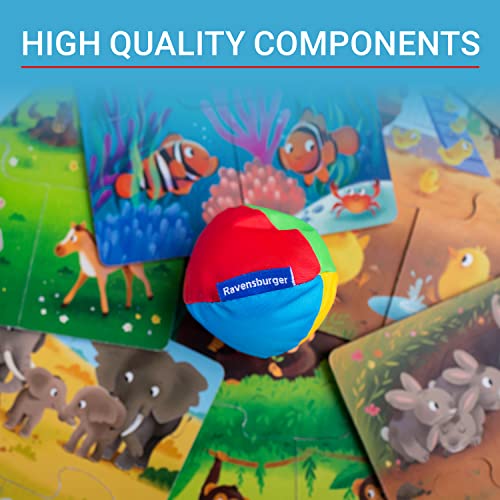 Ravensburger Hop, Waddle, Stomp! Juego de rompecabezas animal para niños miniatura 3