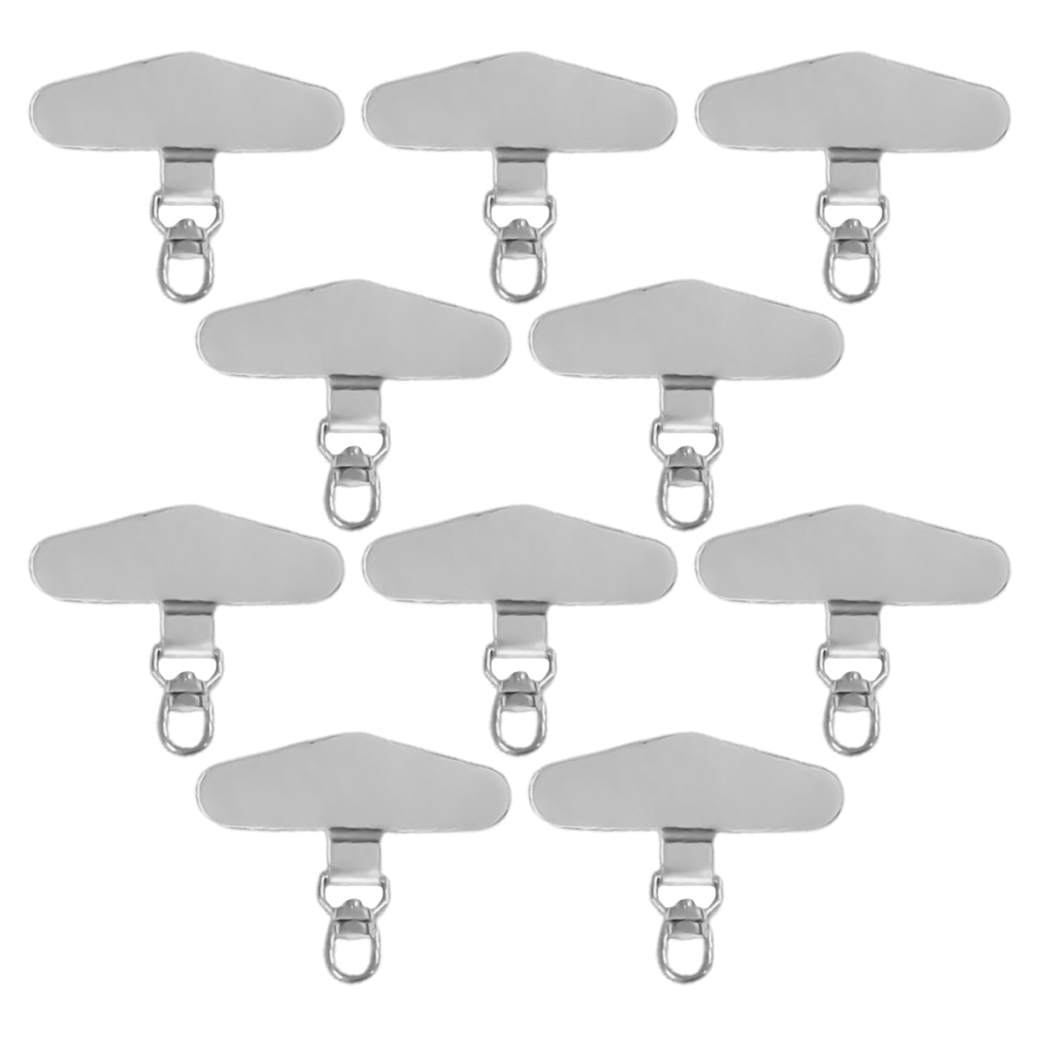RNFKSU 10 Pieces Of Mobile Phone Pendant, Metal Lanyard Buckle, Mobile Phone Fixing Accessories, Universal Replacement Piece.