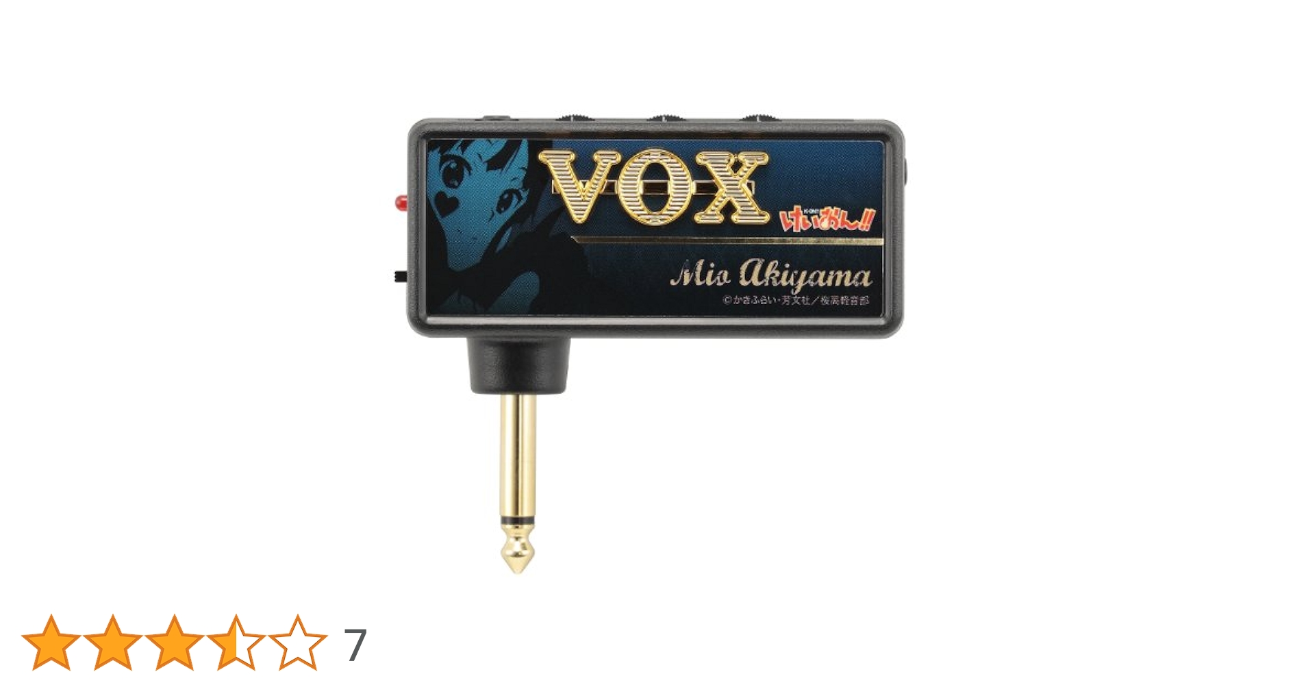 レアVOX amPlug BASS けいおん！ 秋山澪 Mio Akiyama Amazon.co.jp: VOX ヴォックス ヘッドフォンアンプ けいおん