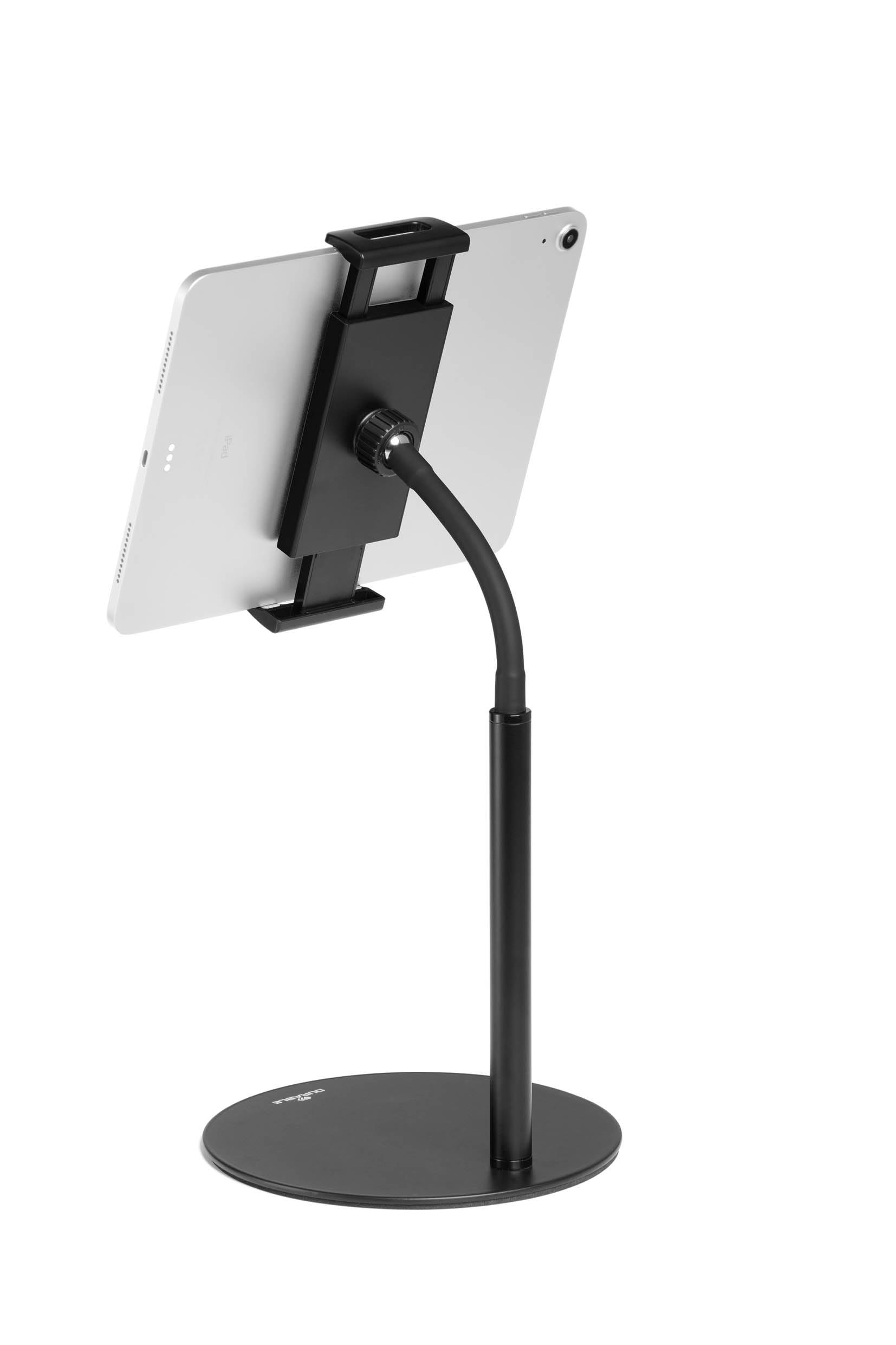 Durable Twist Table Tablet Stand - Ipad Stand for Desks with Adjustable Neck - For 4.7-13" Tablets and Mobile Phones - 360 Degree Rotation