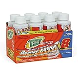 Camco TST MAX Camper/RV Toilet Treatment Singles - Control Unwanted Odors and Break Down Waste and Tissue - Septic Tank Safe -Orange Scent, (8) 4 oz Bottles (41198)