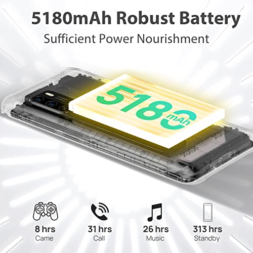 Ulefone Armor X10 Pro Unlocked Rugged Smartphone, 4Gb Ram + 64Gb Rom, 5180Mah, 20Mp Dual Rear Camera, Dual Speakers, Headset-Free Fm Radio, 5.45 Inch Hd+, Type-C Android Cell Phone (Grey) #TOP2