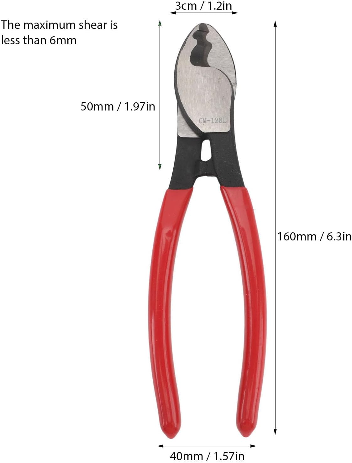 High Carbon Steel Capillary Tube Cutter Precision Thin Pipe Pliers with PVC Handle for Electronics Repair Jewelry Making