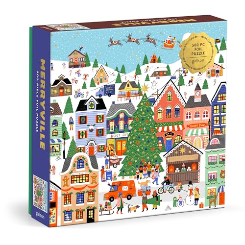 Merryville Puzzle de 500 Piezas con Acabado Foil miniatura 1