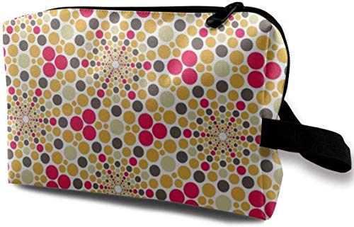 Preisvergleich Produktbild 02641309 Mandala 12 Strahlende Hot Spots_2227 Reisetasche Kosmetiktasche Kosmetiktasche Kosmetiktasche Kosmetiktasche Kosmetiktasche Kosmetiktasche Kosmetiktasche aus PU-Kunststoff Hellgrau
