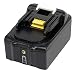 Produktbild 18V 4.0Ah Ersatz Akku für Makita BL1840B BL1840 BL1830 BL1830B BL1850 BL1850B 197599-5 LI-Ion Werkzeugakku mit Ladeanzeige
