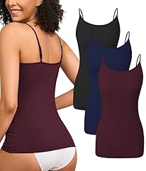 Spaghetti Strap- Black & Dark Blue & Dark Grape Purple