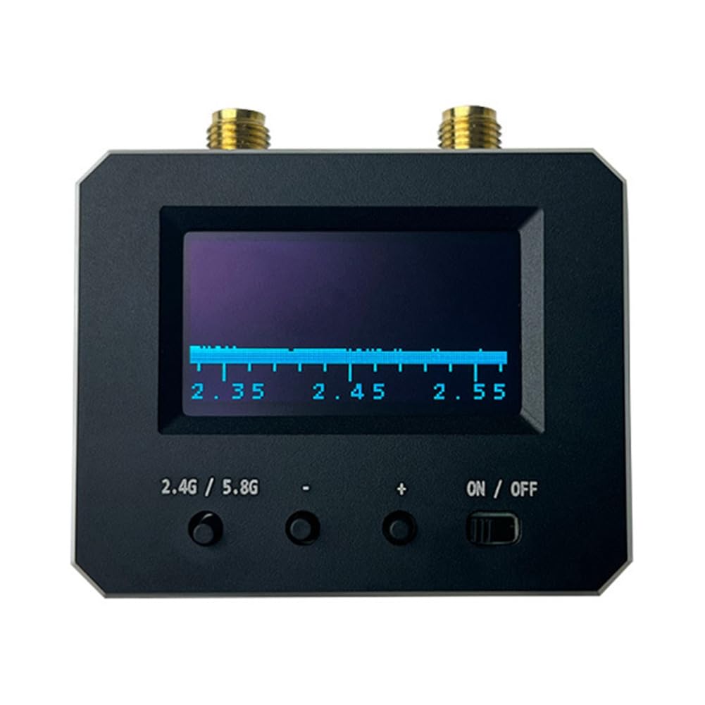 Scanner de Signal de Drone 2.4G 5.8G Scanner de Signal Aérien de Drone FPV pour Drone FPV RC Quadcopter à Voilure Fixe