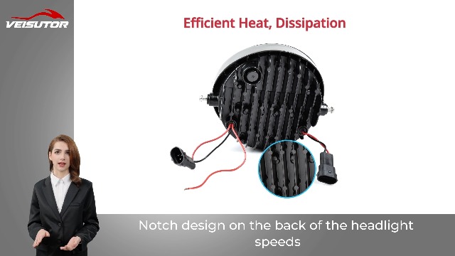 Amazon.com: VEISUTOR V-Rod LED Projection Headlight with Halo Ring