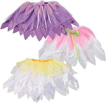 Set of 3 Fun & Fancy Tulle Tutus for Kids Ages 36 | Dress-Up, Dramatic Play, Imaginative Play & Dance Costumes