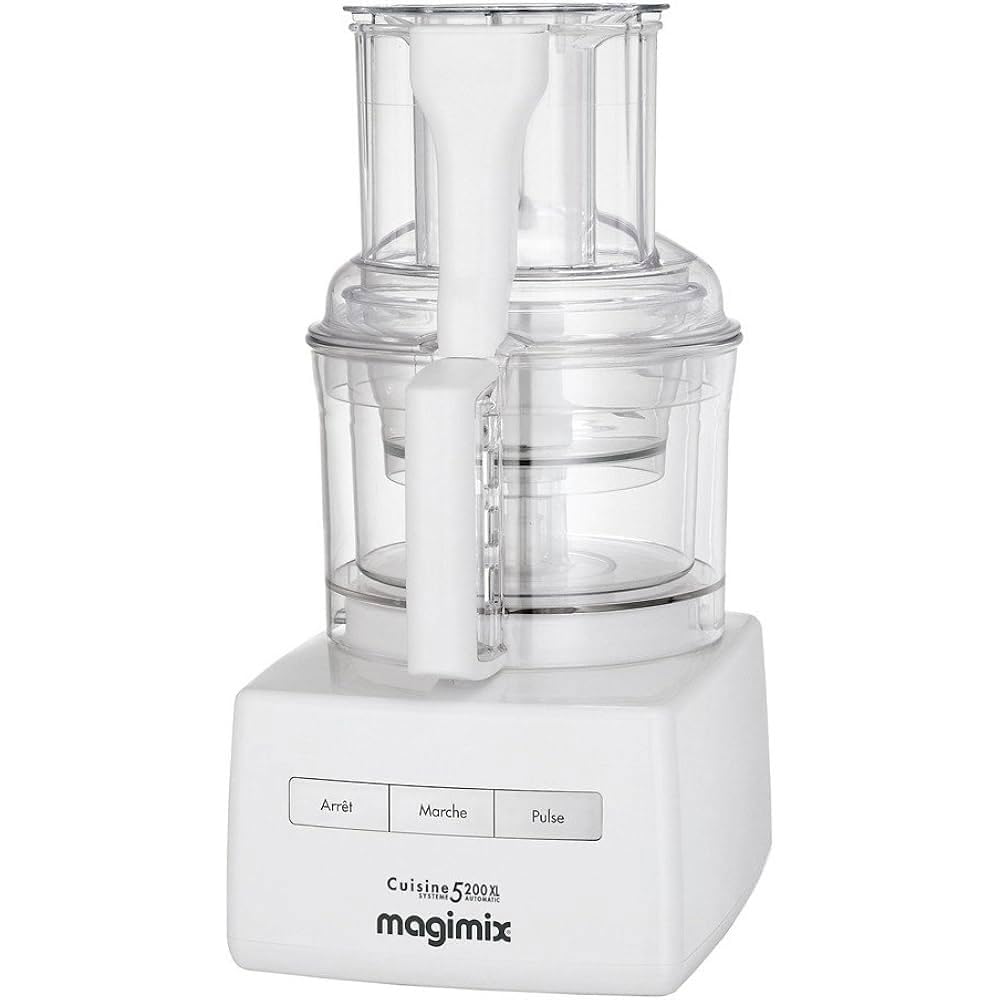 MAGIMIX Robot Da Cucina Compact 5200 Xl Argento/Bianco