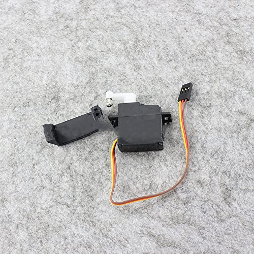 Kingval Replacement Steering Gear Servo With Servo Mount Rc Parts Compatible With Wltoys 124016 124017 144010 Rc Car #TOP1