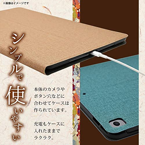 シズカウィル iPad 9 8 7 世代 10.2インチ 手帳型 PUレザー TPU ソフト ケース カバー 1個入り ブラック 黒色