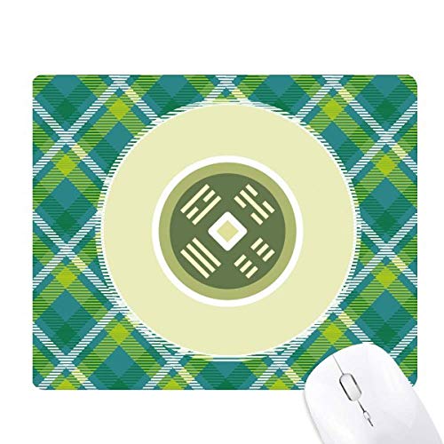 Tapis de souris cuivre liquide réseau pixel grille verte Chine