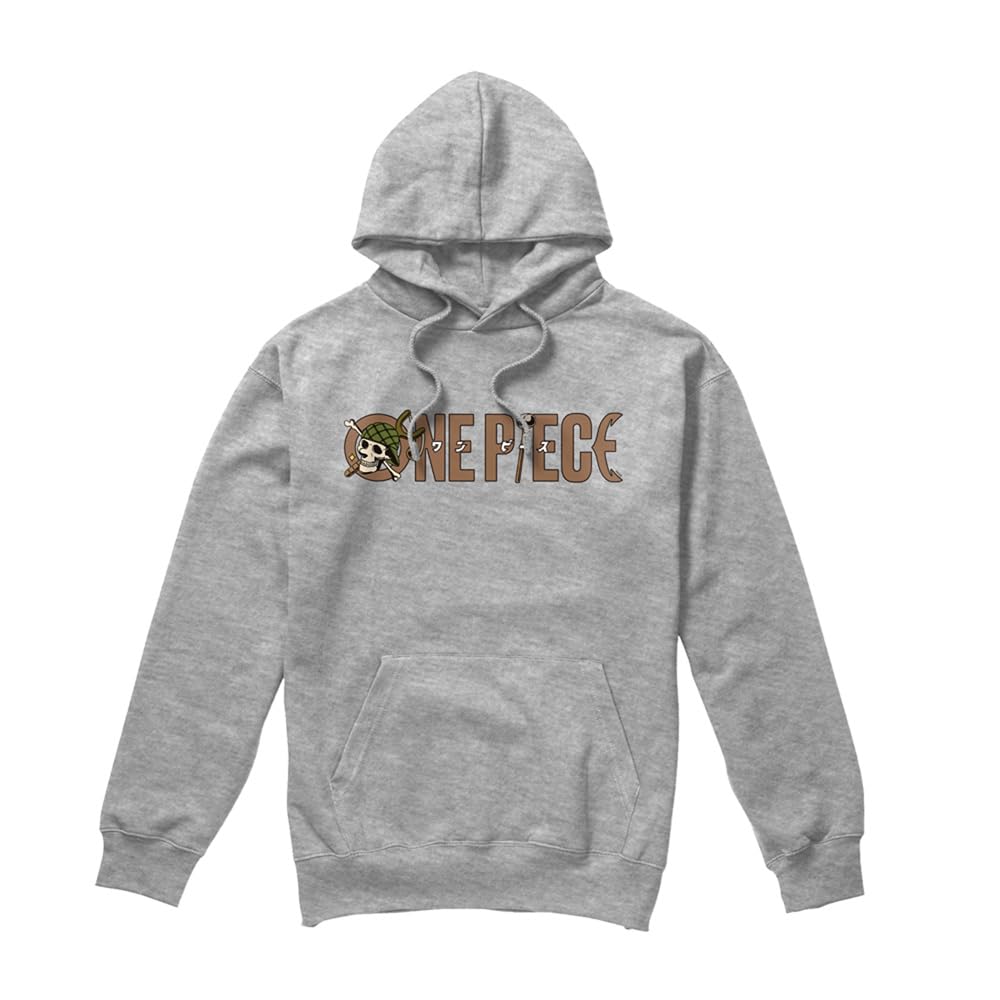 One Piece Usopp Slingshot Logo Unisex Hoodie, Athletic Heather, Medium