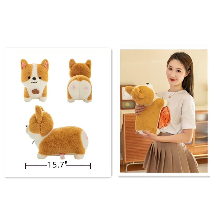 Amazon.co.jp: XIZHI 15.7インチ かわいいコーギーぬいぐるみ ソフト