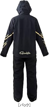 Amazon.co.jp: Gamakatsu フィッシングレインスーツ GM3658 ブラック M