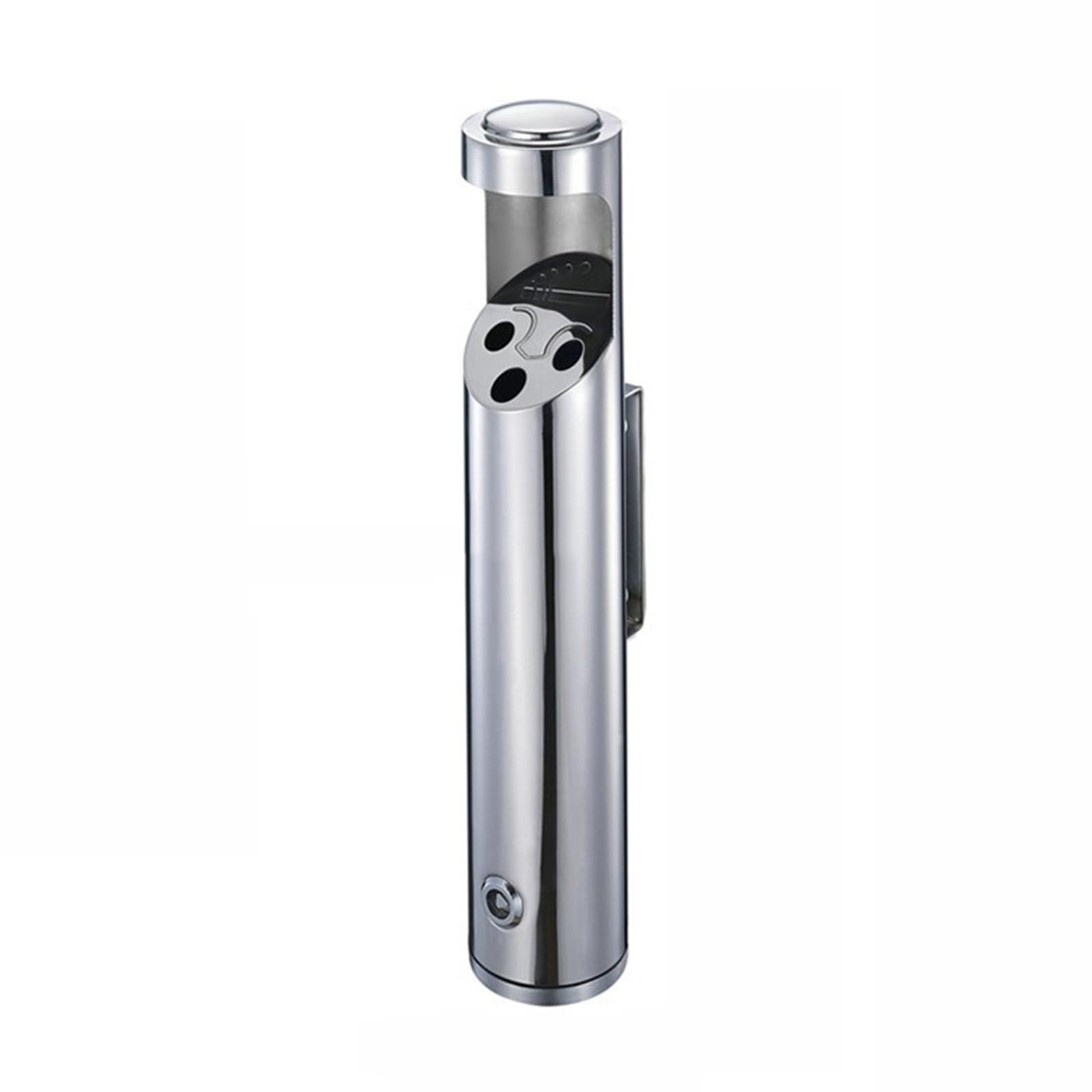 Stand ashtray Outdoor Vertical Ash Column Trash Can Stainless Steel Wall-mounted Ashtray Hotel Cigarette Butt Extinguisher Bucket Pillar