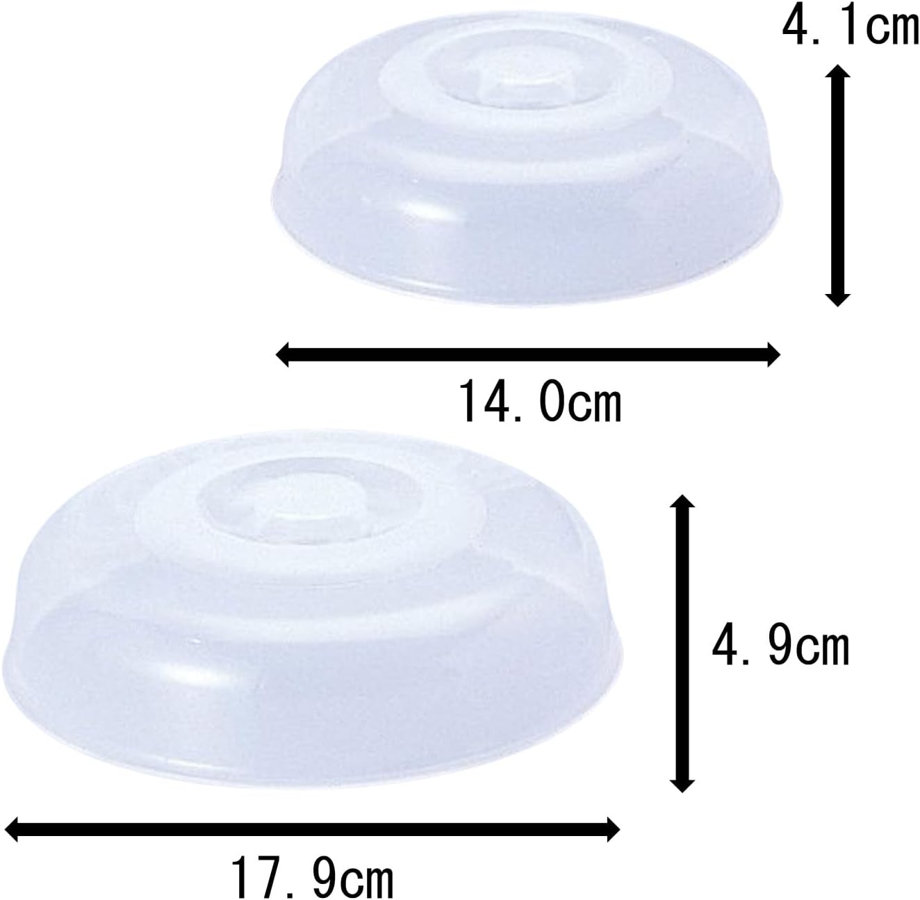 Microwave range lid only mate R-4 Natural (japan import) by Sanko plastic