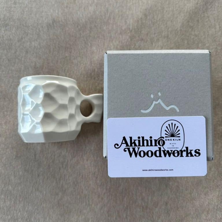 アキヒロウッドワークス JINCUP CERAMICS 白磁 M ジンカップ AkihiroWoodworks / アキヒロウッドワークス】jincup ceramics