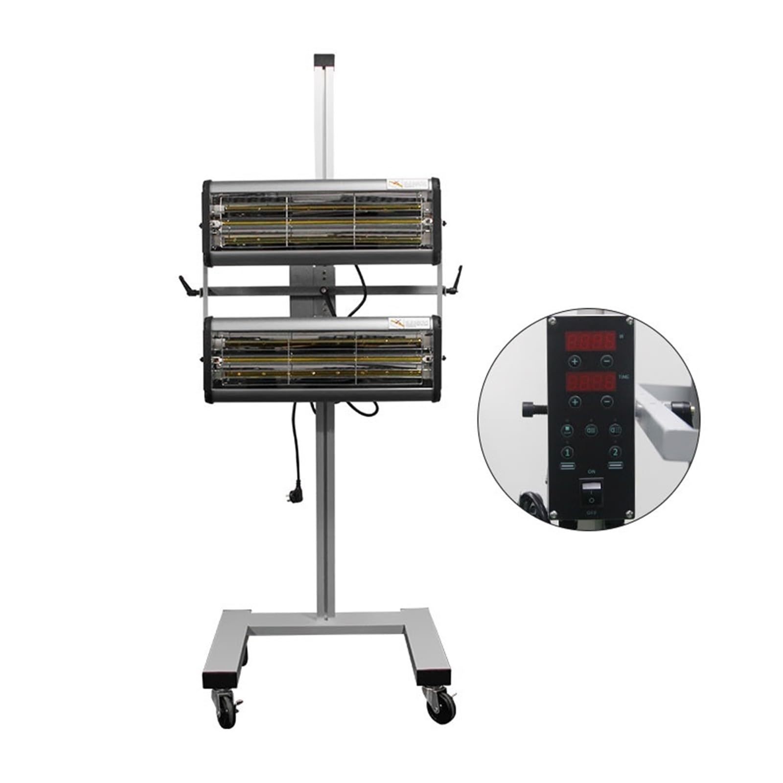 Riscaldatore For Riparazione Carrozzeria A Onde Corte 2000W Lampada For Polimerizzazione Della Vernice A Infrarossi Portatile