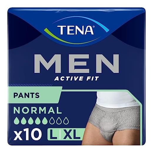 Herren Inkontinenz Slip, waschbar, wiederverwendbar, mit saugfähiger Einlage 2 TENA Men Pants Plus Medium (M) - Inkontinenz-Slips für Herren (1 Karton = 4 x 12 = 48 Stück)