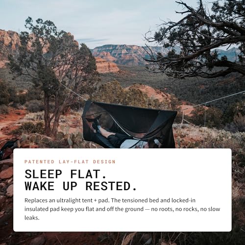Image of Haven Tents Lay Flat Hammock Tent - Waterproof Camping Hammock with Mosquito Net, Insulated Pad and Rainfly - Haven Tent, Haven XL, Haven Safari