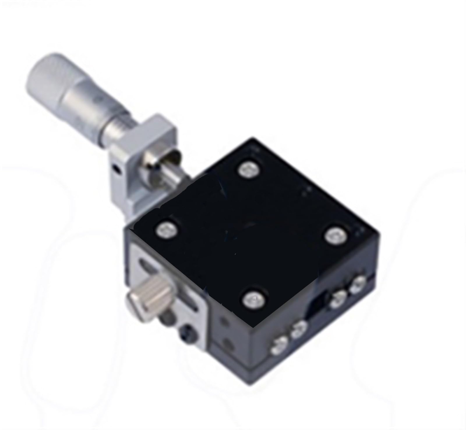 Tavola lineare manuale LX60-C 60x60mm Tavolo scorrevole di regolazione con guida trasversale con cuscinetto for rifinitura e regolazione di precisione Componente
