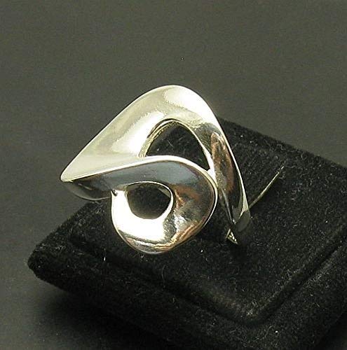 Elegante anillo plata de ley sólido 925 R000951 Empress