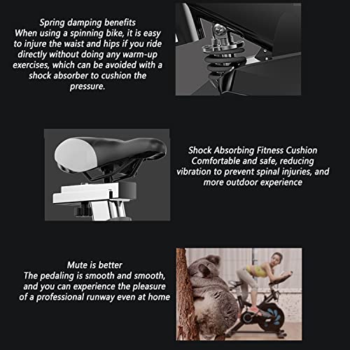 Image of Exercise Bikes Multi-Riding Position Adjustment Indoor OutdoorCycling Bike 6-Slot Reinforced Aluminum Alloy Belt Spring Damping Multiple Protection
