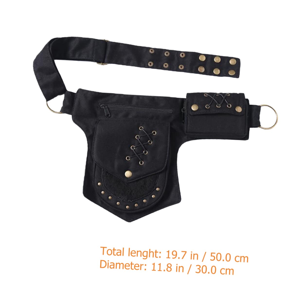 NUOBESTY Telefono Custodia e Tasche Multiple Marsupio Per Telefono Accessorio Per Cintura Resistente e Per Escursionismo e Campeggio All