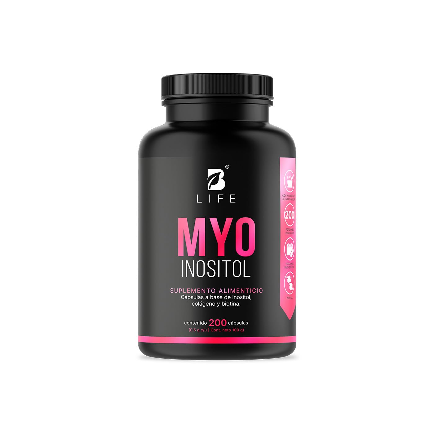 B Life Myo Inositol de 200 cápsulas