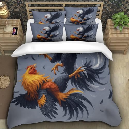 Housse de couette fermeture éclair抗 allergie microfibre 220x240 - 5