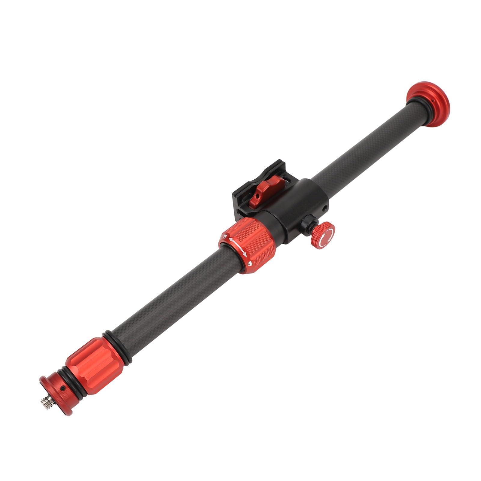 Tripod Extension Arm, 81cm Aluminum Alloy Carbon Fiber 360 Degree Rotation Camera Mount Boom Arm for Overhead Photography, Adjustable Desk Stand Horizontal Centre Column Boom