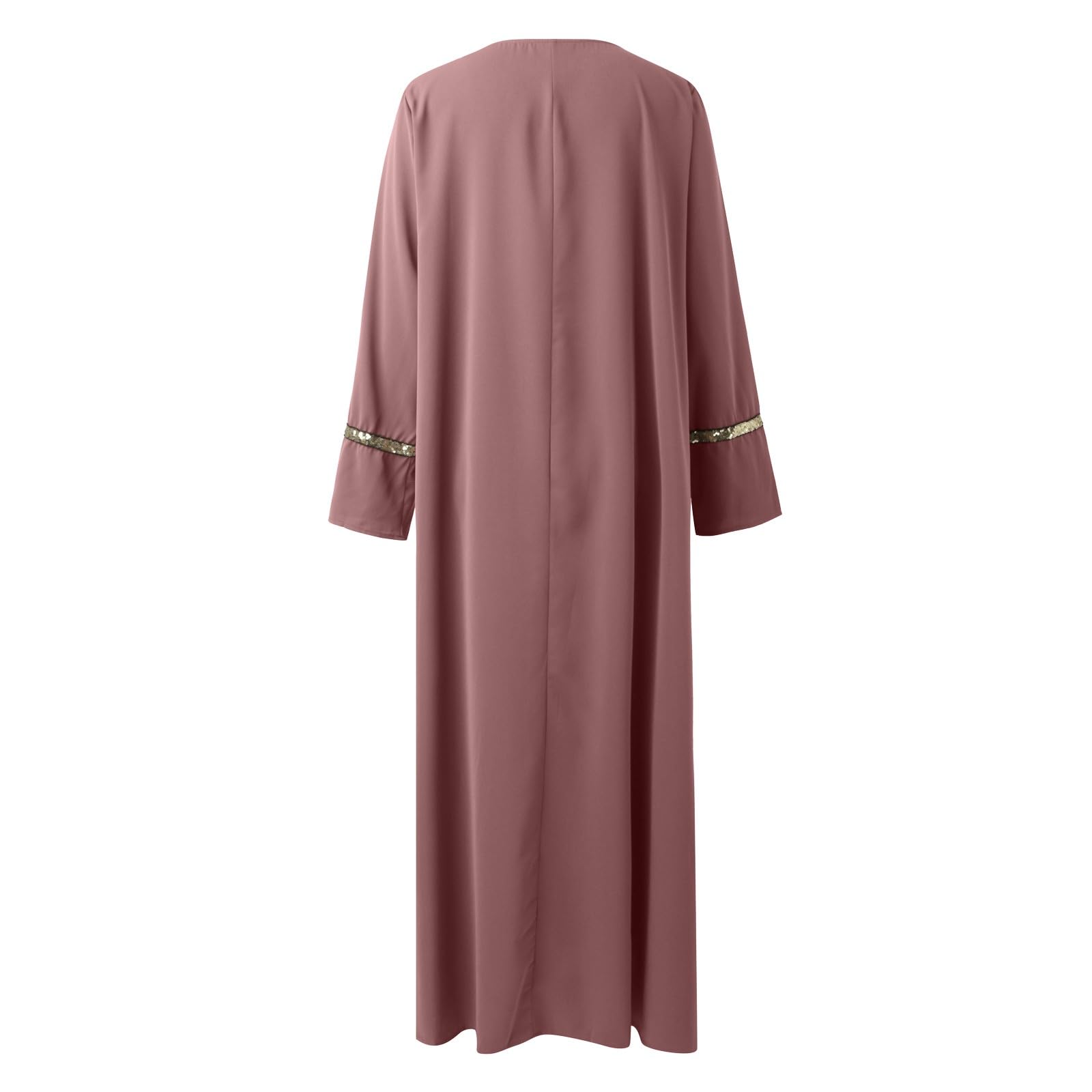 Générique Damska długa sukienka Bohemian Fluid Maxi Casual Lato Plaża Szykowny Wygodny Elegancki Lekki Luźny Długi rękaw Okrągły dekolt Kwiatowy Nadruk A27