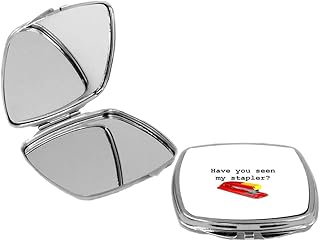 Sam Sandor - Have You Seen My Stapler - Square Compact Mirror Personal Mirror