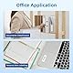 Plastic White 12mm x 4m Etikettenband Kompatibel mit Dymo Letratag Etikettenband a91221 Kompatibel mit Dymo LetraTag LT-100H,200B,XR,LT-110T,QX50,2000,XM Wasserfest UV BeständigEtikettenband 6er-Pack