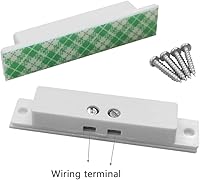 Vista 4 de 4 Sets NC Wired Door Alarm Magnetic Contact Sensor with Double Side Tape