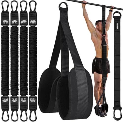 Pull Up Resistance Bands, Assisted Pull Up Bands, Heavy Duty Adjustable Strength Training Strap for Body Stretching Chin Up
