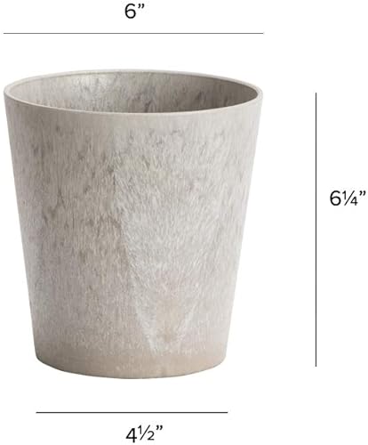 Miniatura 8 de Novelty 63060 Maceta redonda metálica para caché, peltre