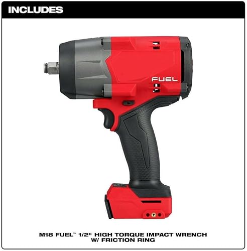 Miniatura 6 de Taladro de martillo, impacto, impacto de 12", llave de impacto de 12", destornillador de impacto, para Milwaukee 2967-20 M18 Fuel 18v 12" llave de