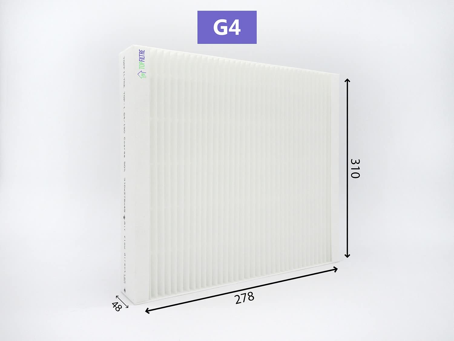TOP FILTRE - Lot de 2 Filtres G4 F7 Compatibles VMC Double Flux ALDES Dee Fly Modulo/Hygro avec By-Pass – Filtre G4 ALDES Haute Performance