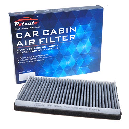 POTAUTO MAP 3002C (CF10137) Activated Carbon Car Cabin Air Filter Replacement for FORD ESCAPE, MAZDA TRIBUTE, MERCURY MARINER