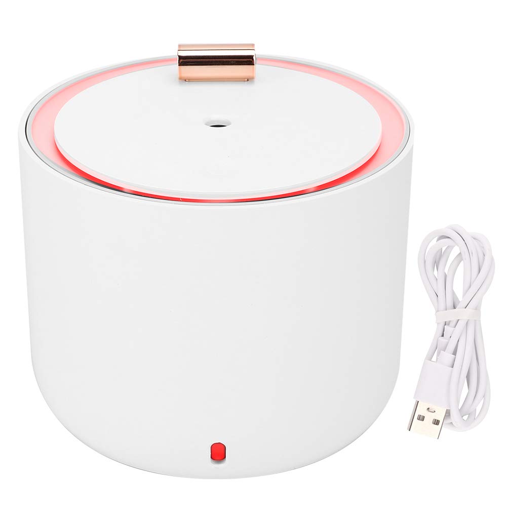 Humidificateur d'air USB 400ml blanc avec lumière LED 7 couleurs pour bureau