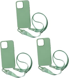 UKCOCO 3 Pçs Capa De Telefone De Silicone Leve Bolsa Crossbody Para Telefone Portátil Cordão De Silicone Protetores De Telefone Bolsa De Telefone Acessório De Decoração De Telefone Capa