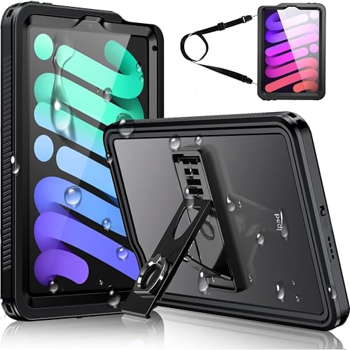 SHELLBOX 防水ケース iPad mini 6世代 7世代 8.3インチ Amazon.com: ShellBox Case Fit with iPad mini 7(A17 Pro)/ 6