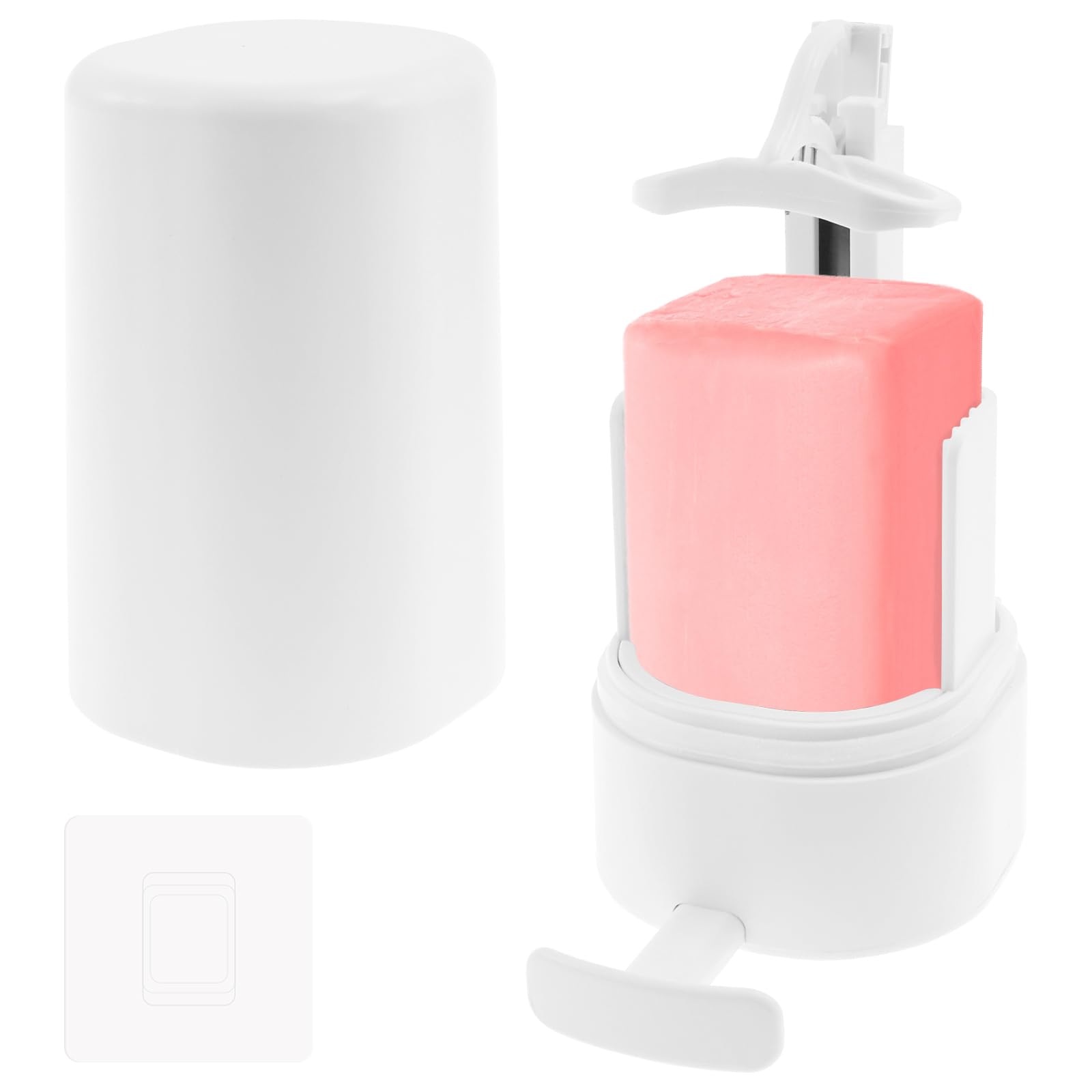 New Soap Grinder Dispenser, Bar Soap Shaver Dispenser, Easy to Install Soap Grinding Box, Hanging No Drilling Bar Soap Dispenser, Versatile Soap Container Grinder for Bathroom