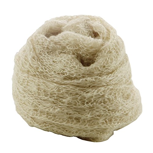 D&J DON&JUDY Stretchy Knit Mohair Newborn Baby Photo Wraps Receiving Blankets Newborn Photography Props Acrylic Swaddle(40x150cm)