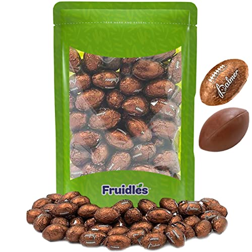 Football Milk Chocolate Sports Foiled Football, Soccer Ball, Baseballs Kosher Certified (5 Pounds) Delicious Football Milk Chocolates are perfect for Sports Parties and all other Occasions