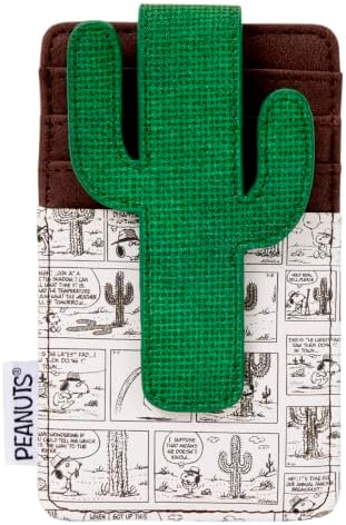 Loungefly Peanuts: Spike - Desert Card Hold with Cactus Clip - 3 Card Slots and 1 Clear ID Slot - Collectible Wallets image 4